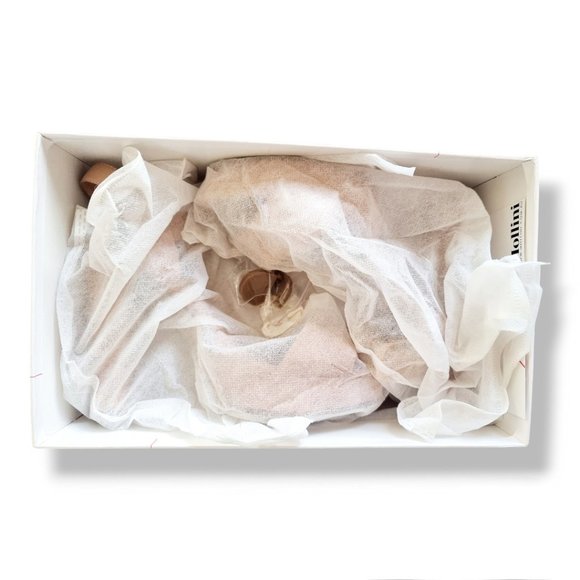 MOLLINI Martyne Nude Leather platform block heels UK 6 / AU 8 / EUR 39 - Picture 12 of 13